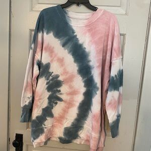 Tie dye lounge sweatshirt